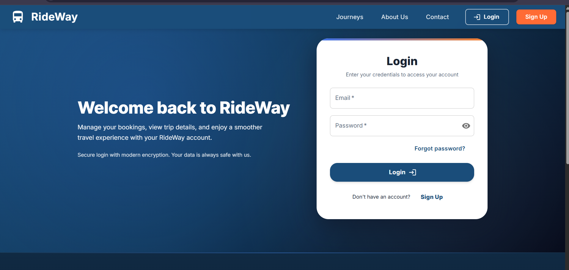 RideWay screenshot 1