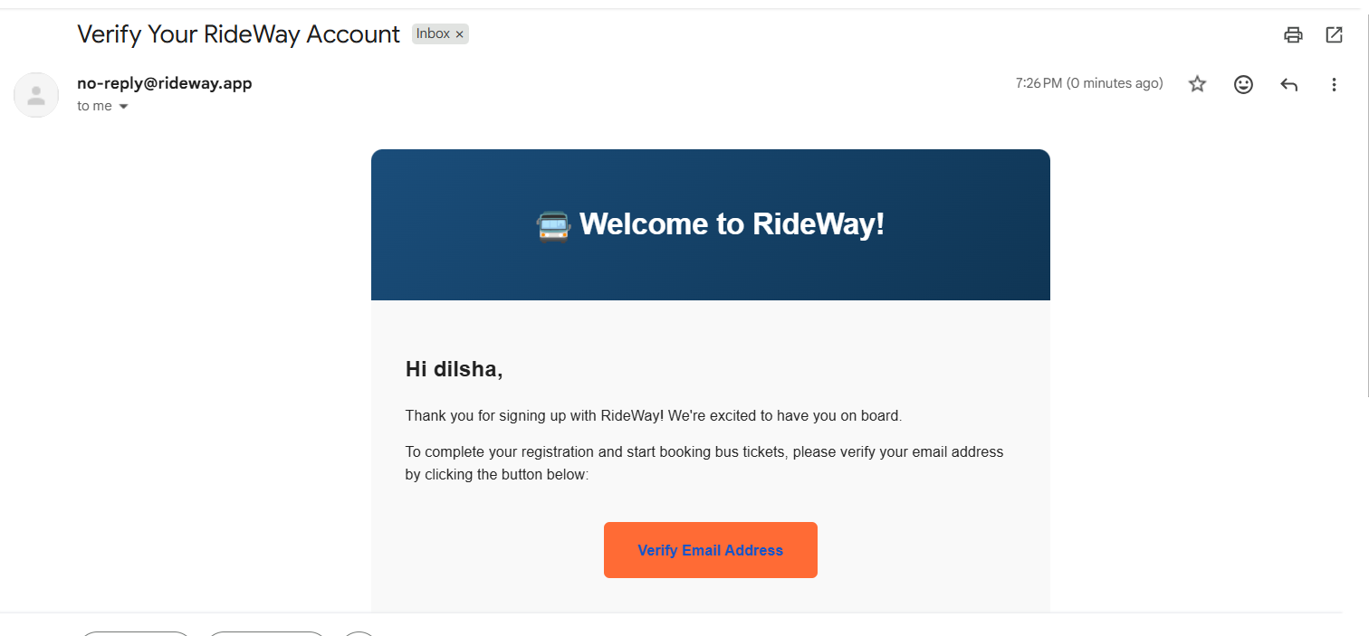 RideWay screenshot 2